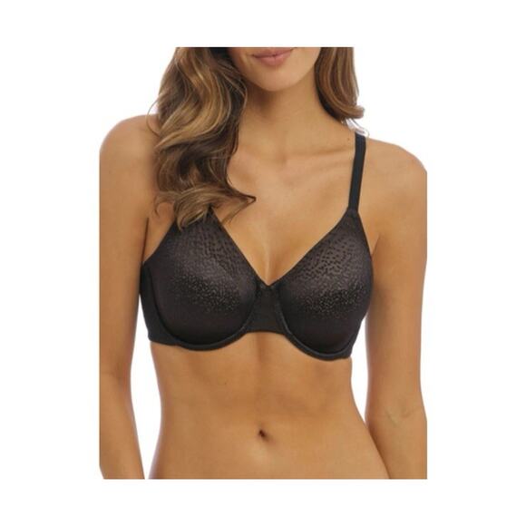 Wacoal Other - WACOAL Women's Back Appeal Smoothing Full Coverage Underwire Black Bra 40D NWT
